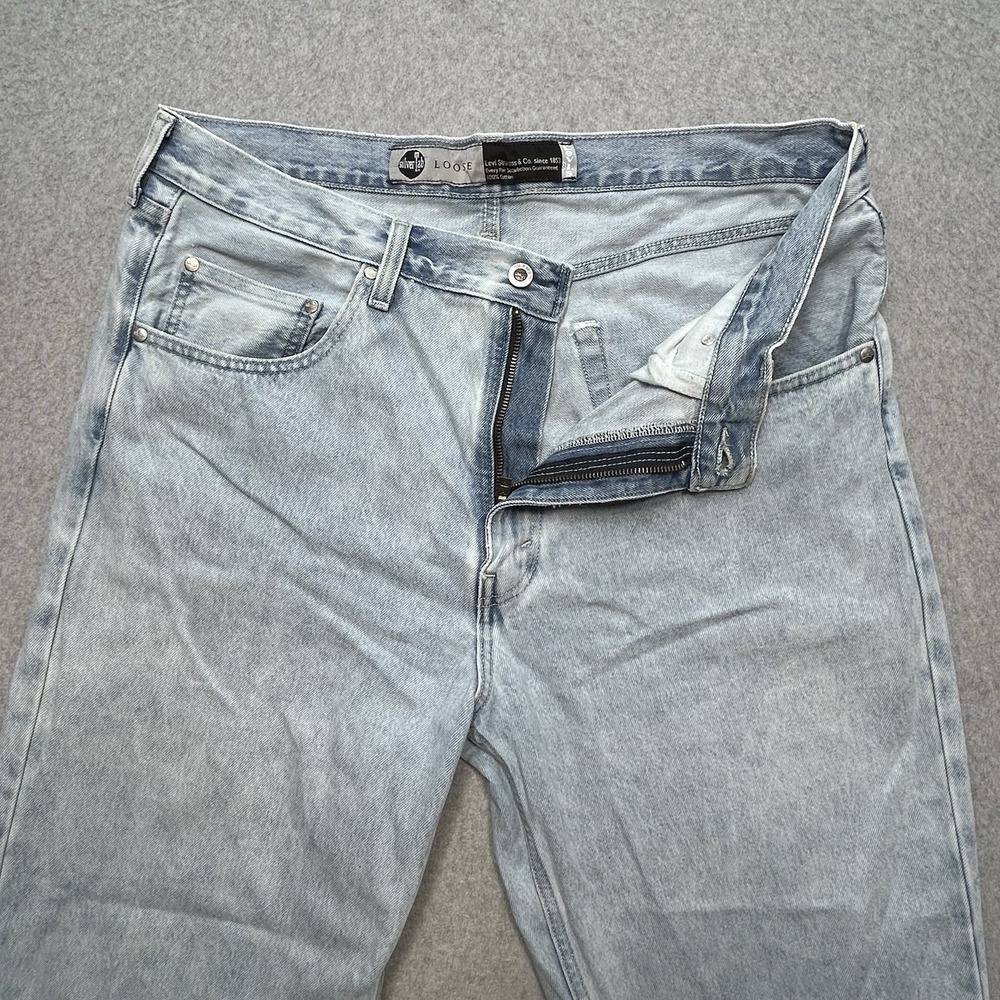 Y2K  Silvertab Levis Loose Fit Medium Wash Denim‎ Baggy 36x30